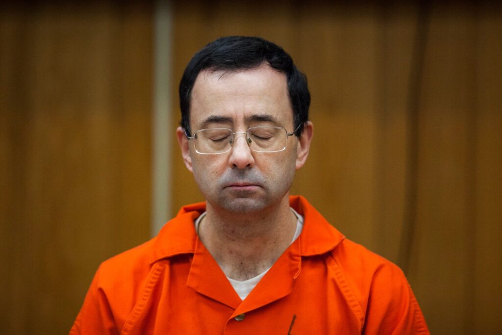 A report found that Lawrence G. Nassar was able to sexually abuse more victims because the F.B.I. was delayed in investigating complaints against him.Credit...Cory Morse/The Grand Rapids Press, via Associated Press