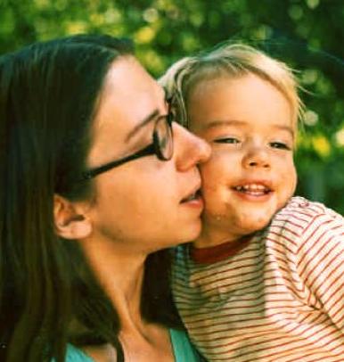 Janet Patterson and her son Eric as a child, from Hope, by Janet Patterson, Roman Catholic Faithful, AMDG, Spring 2003.