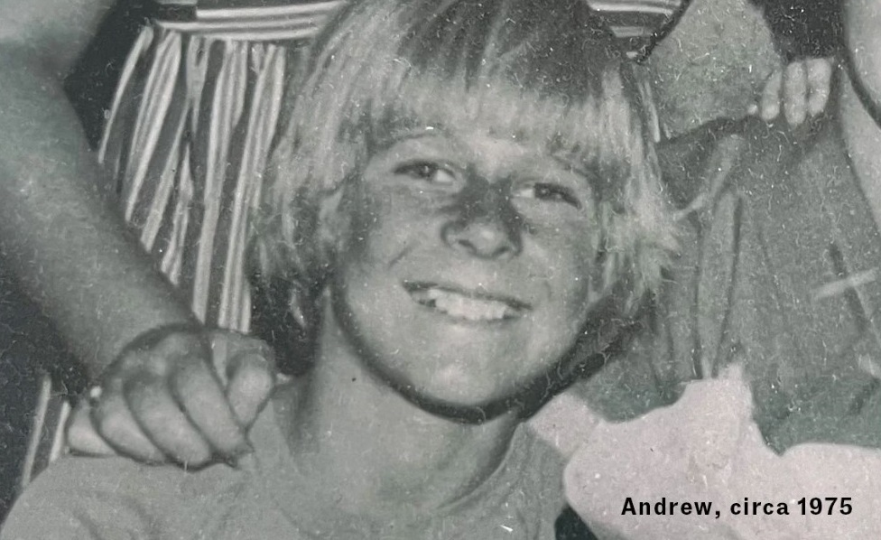 Andrew, a Pell survivor, circa 1975.